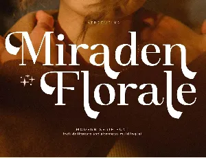 Miraden Florale font