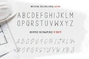 House Signature font