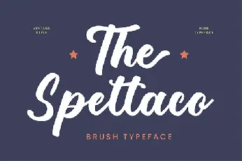 The Spettaco font