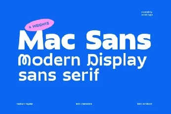 Mac Sans font