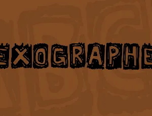 Lexographer font