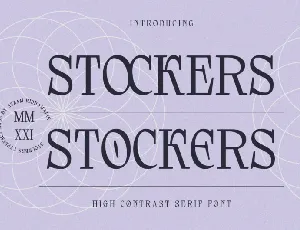 Stockers Serif font