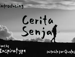 Cerita Senja FREE font