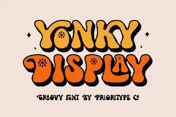 Yonky Display font