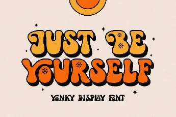 Yonky Display font