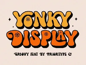 Yonky Display font