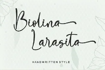 Biolina Larasita font