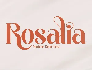 Rosalia font