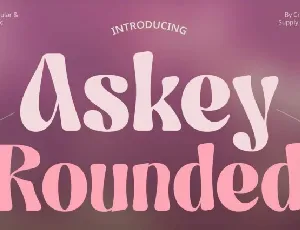 Askey Rounded font