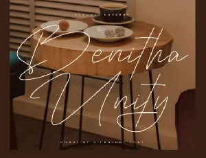 Benitha Unity font