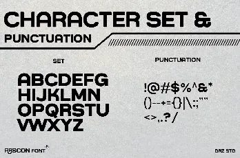 Rascon font