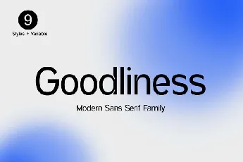 Goodlinest Family font