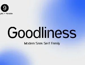 Goodlinest Family font