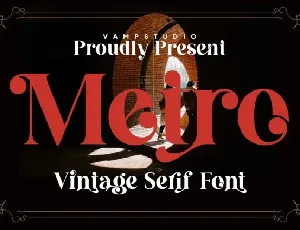 Metro font