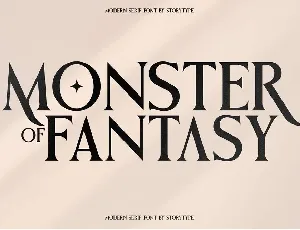 Monster Of Fantasy font