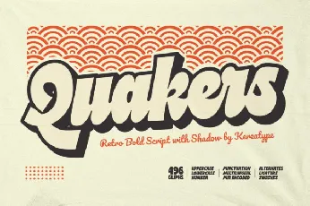 Quakers font