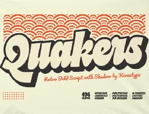 Quakers font