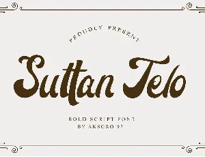 Suttan Telo font