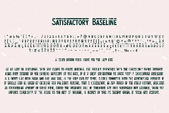 Satisfactory font