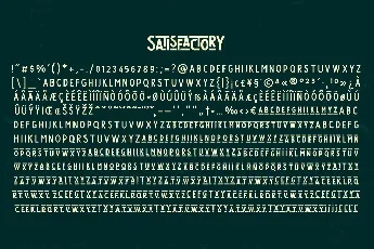 Satisfactory font