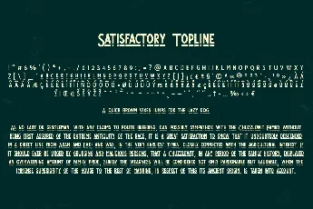 Satisfactory font