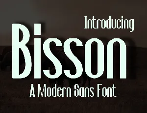 Bisson font