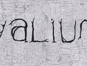 Valium font