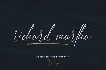 Richard Martha font