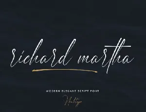 Richard Martha font