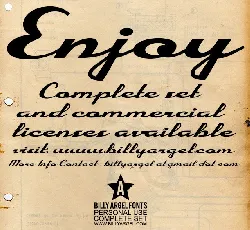 Enjoy font