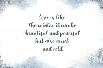 Cold Outside font