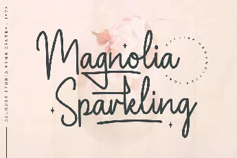 Magnolia Sparkling font