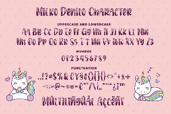 Milko Denilo Display font