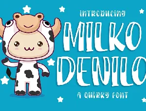 Milko Denilo Display font