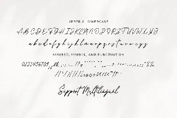 Aesthete Signature font