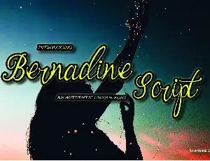 Bernadine Script font