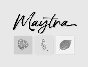 Maytra font