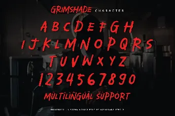 Grimshade font