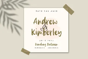 Andrew Dawkins font