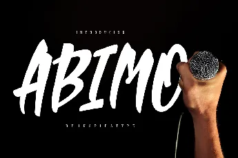 ABIMO FREE font