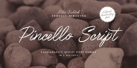 Pincello Script font