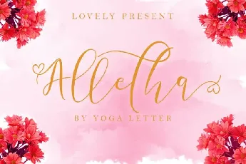 Alletha Calligraphy font