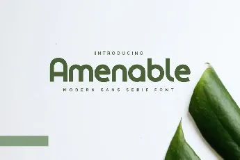 Amenable font