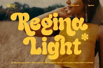 Regina Light font