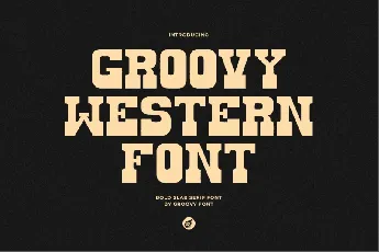 Groovy Western font