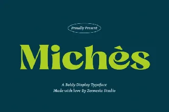 Miches font