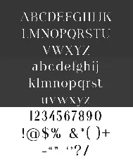 Agathias Stenchy font