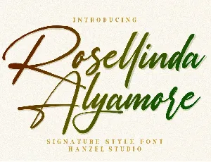 Rosellinda Alyamore font