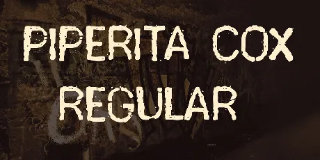 Piperita Cox font