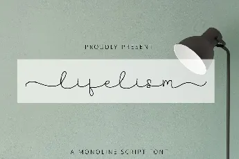 Lifelism font